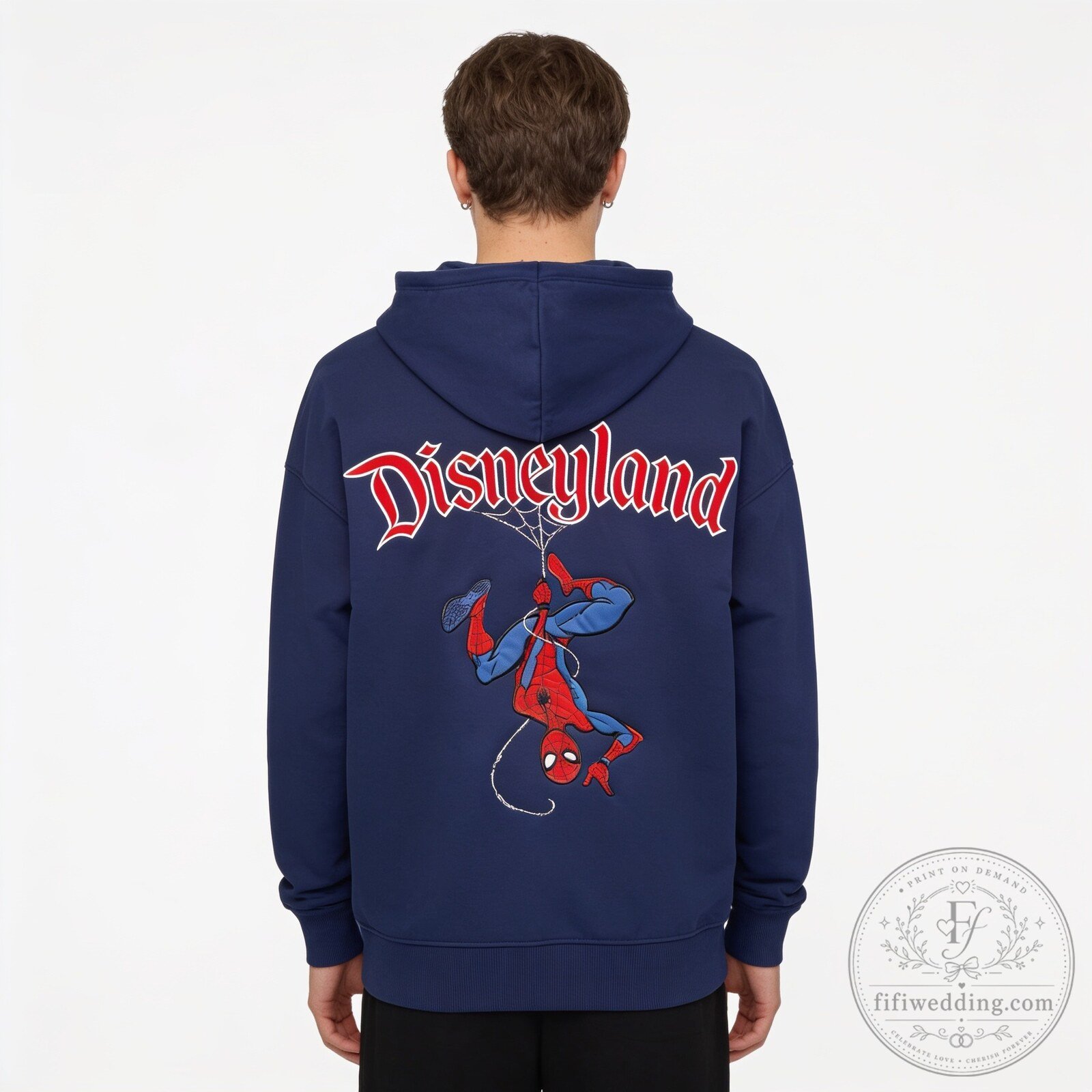 Disneyland Marvel Spider-Man Upside Down Zip-Up Hoodie 3 Disneyland Marvel Spider-Man Upside Down Zip-Up Hoodie