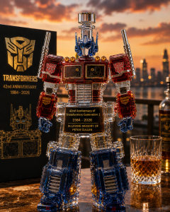 Transformers Generation 1 42nd Anniversary Optimus Prime Inspired Whiskey Decanter Peter Cullen
