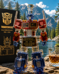 Transformers Generation 1 42nd Anniversary Optimus Prime Inspired Whiskey Decanter Peter Cullen
