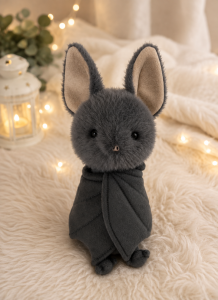 Jellycat Inspired Grey Bat Plush 3 Jellycat Inspired Grey Bat Plush