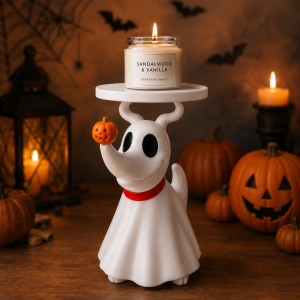 Disney The Nightmare Before Christmas Zero Ghost Dog 3-Wick Candle Holder Base