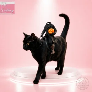 Sleepy Hollow The Headless Horseman Riding Pet Halloween Figurine