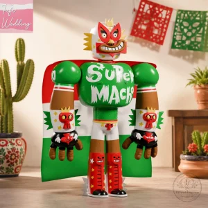 Super Macho Mexico World Cup Art Toy front view