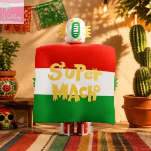 Super Macho Mexico World Cup Art Toy back view